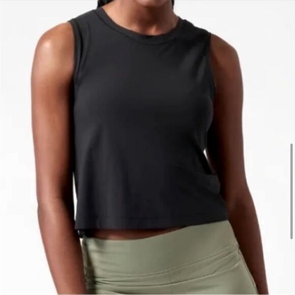 Athleta Ultimate Muscle Tank Camisole Black - Picture 1 of 11
